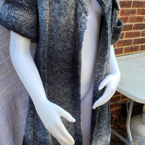 70s style Ombre tones Wool Duster S- M - Picture 4 of 8